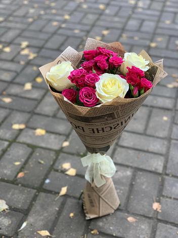 Букет цветов из: Розы в Чапаевке